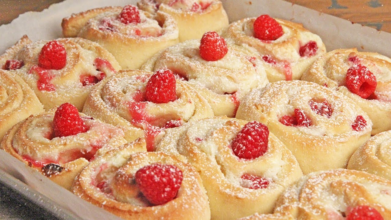 Raspberry Cheesecake Rolls Recipe | Episode 1246