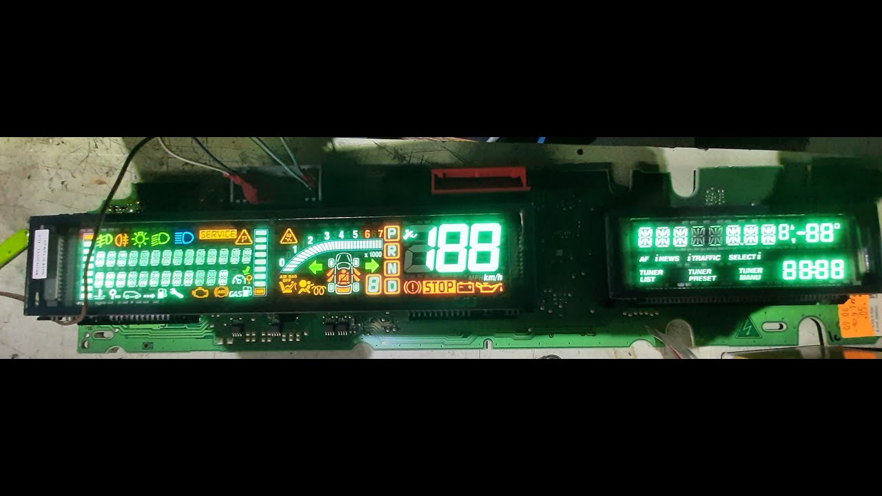 Renault Scenic2 Espace IV naprawa licznika / instrument cluster (dashboard) check and repair