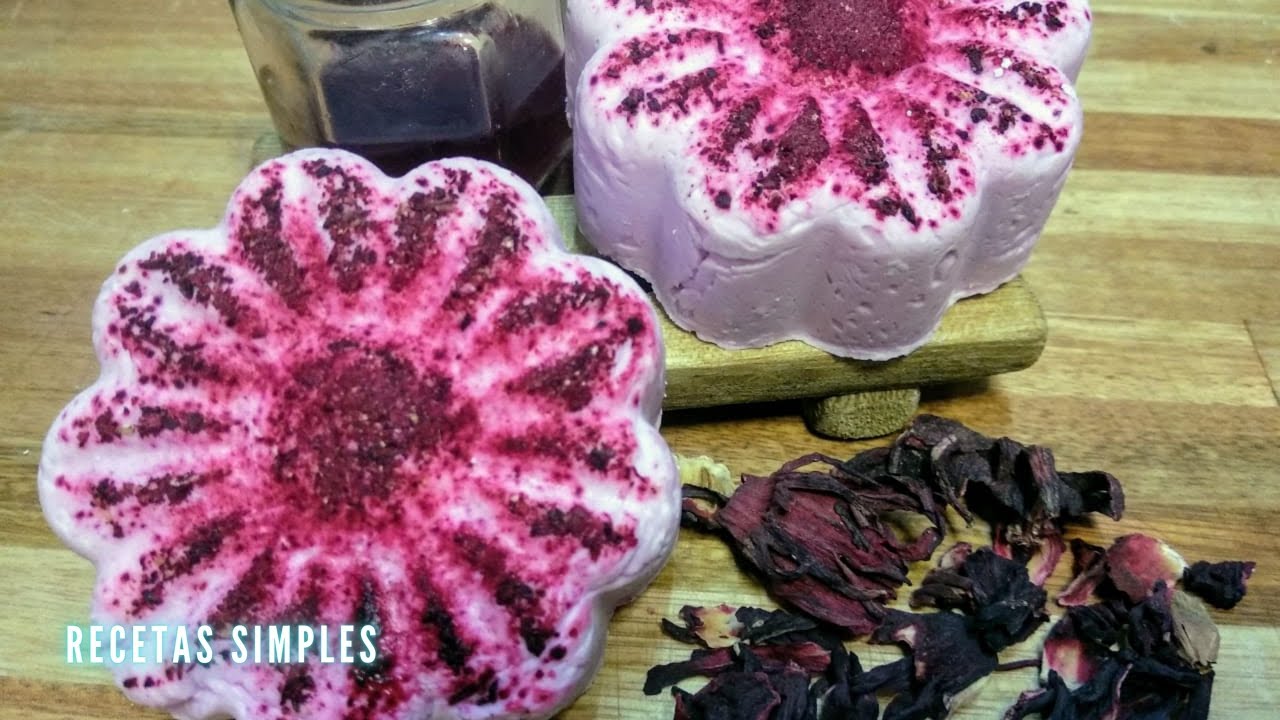 ACEITE Y SHAMPOO SOLIDO DE HIBISCUS ! // 2 recetas en una // Recetas Simples
