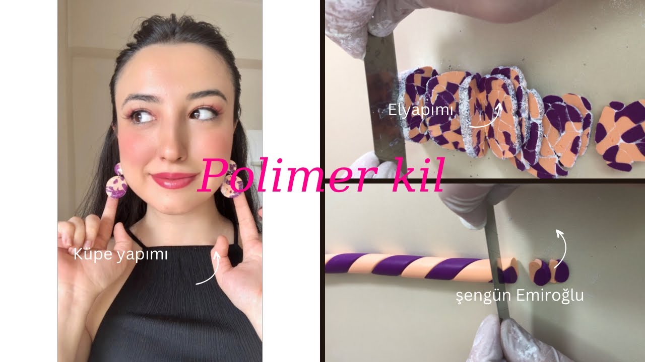 POLİMER KİL KÜPE YAPIMI ✨