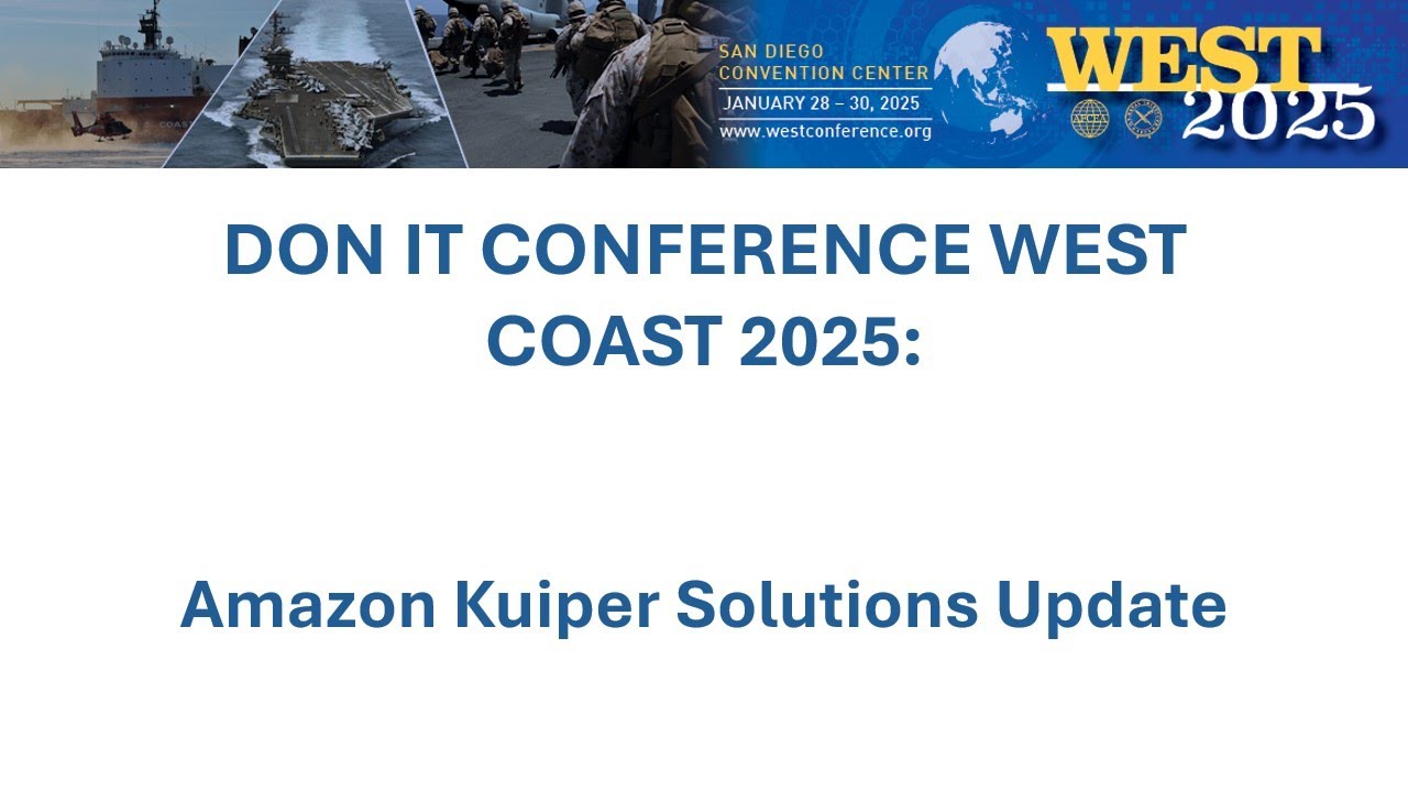 DON IT CTO - Amazon Kuiper Solutions Update