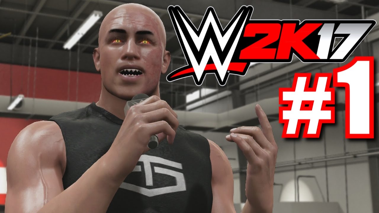 PLAYER CREATION! | WWE 2K17 | My Career #1