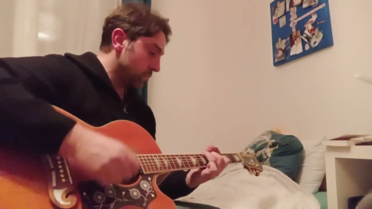 Calogero - Si Je Pouvais Lui Manquer - instrumental acoustic guitar cover 