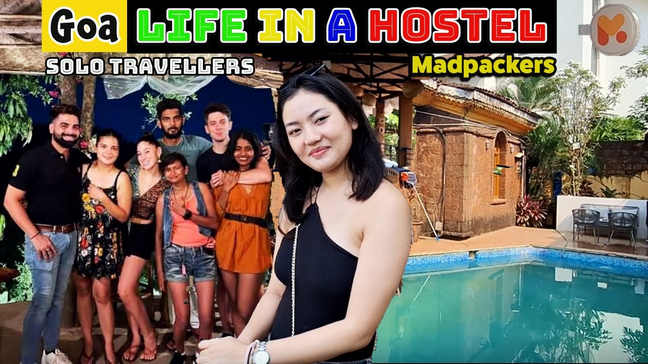 Жизнь в хостеле | Madpakers Goa | Путешественники-одиночки | #путешествия #travelvlog #соло #путе...
