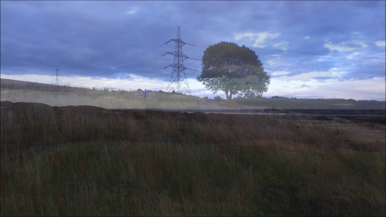 Sunset at Brantingham Dale ( East Yorkshire ) by drone