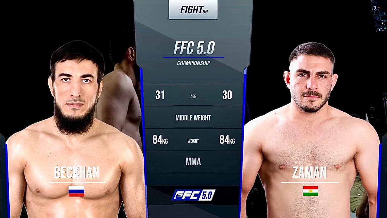 FFC 5.0 | Fight 09: Beckhan (Red) vs. Zaman (Blue) – Middleweight Split Decision