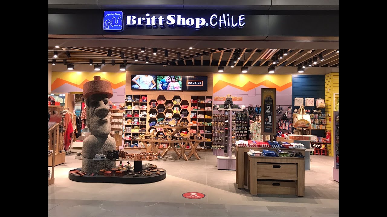 Santiago, Chile - a few beautiful airport stores from Cafe Britt to Duty Free!