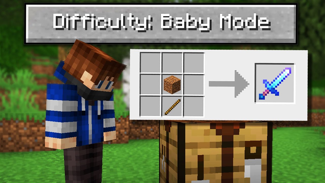 Minecraft, Bet Kūdikio Režimas Yra Sunkus...