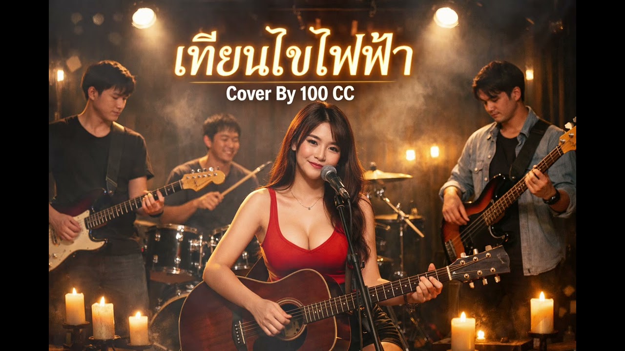 เทียนไขไฟฟ้า - นุ้ย สุวีณา (Cover By 100 CC)