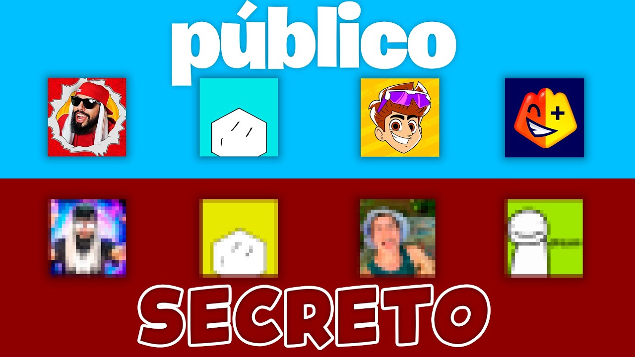 revelei VÍDEOS SECRETOS dos youtubers