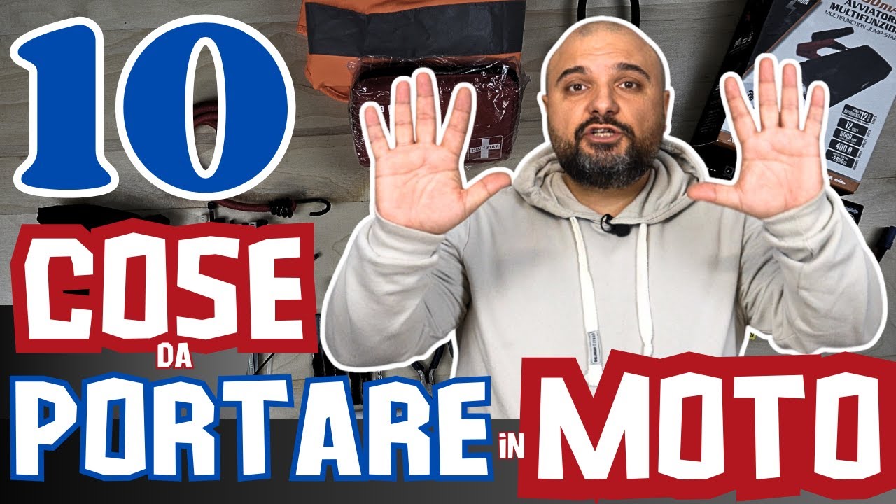 10 COSE UTILI DA PORTARE SEMPRE IN MOTO 🏍️🏍️👉👉💪💪