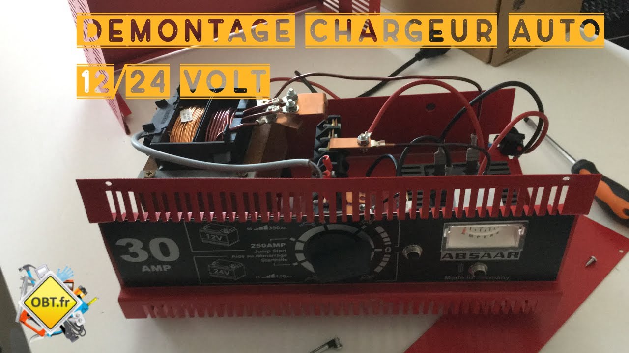 Demontage Chargeur Auto Camion 12 24 Volt Absaar