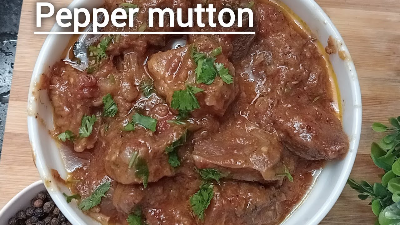 MUTTON ROAST ✅ మటన్ చాపస్ మసాలా # NEW tasty pepper mutton
