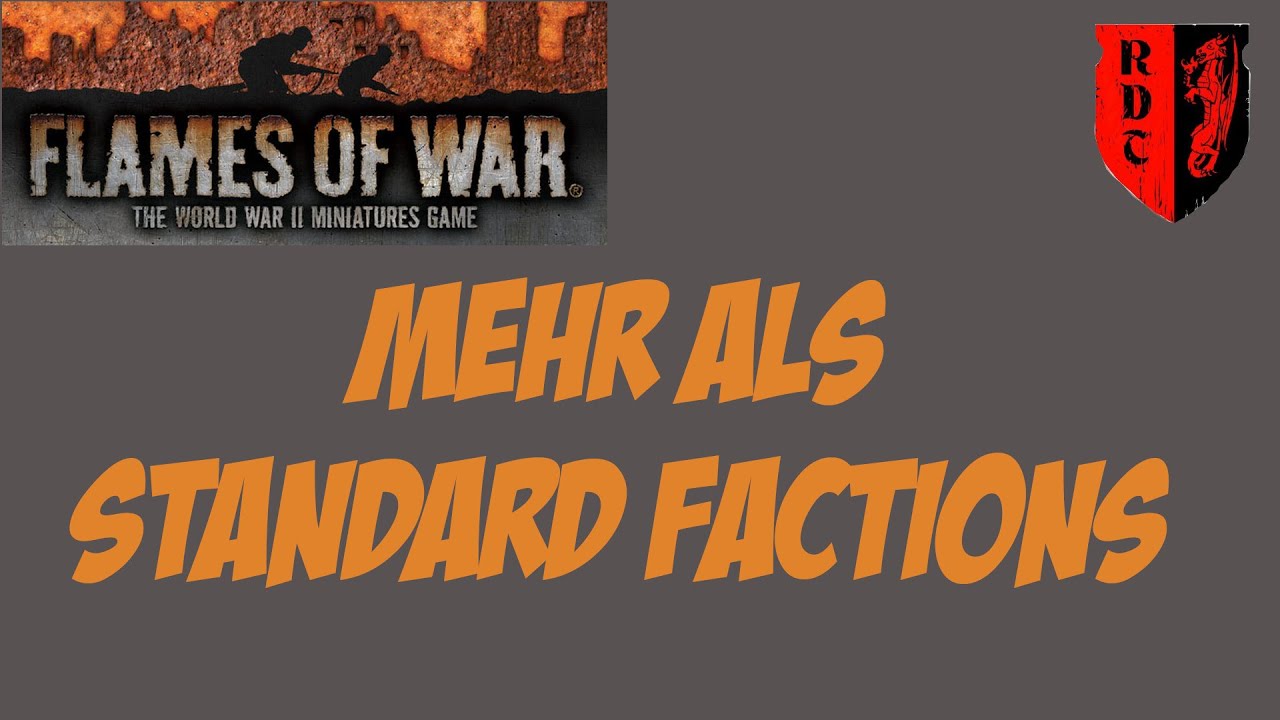 Beginner's-Guide, FLAMES OF WAR 4 bietet mehr als GERMAN, AMERICAN, BRITISH und SOVIET