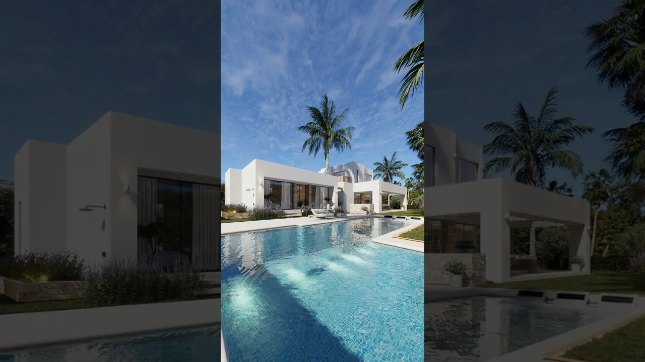 DIGITAL ARCHITECTS - Lujo Mediterráneo en 3D: Una Villa que Cobró Vida 🌅