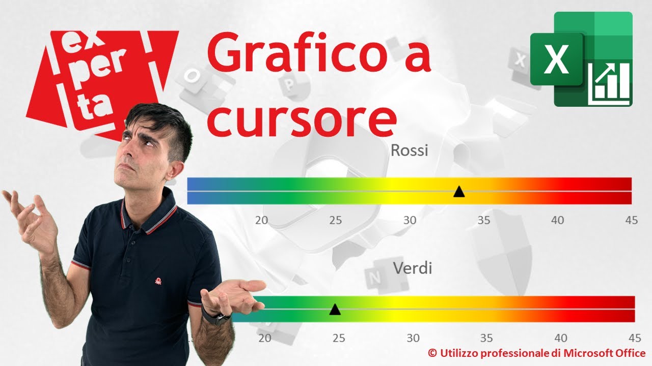 EXCEL - GRAFICI COMPLESSI: 🌡 Grafico a Cursore - tutorial completo
