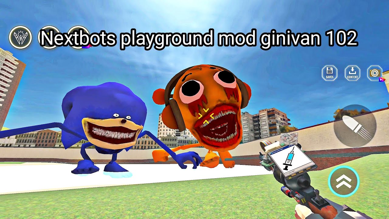 Nextbots playground mod ginivan 102