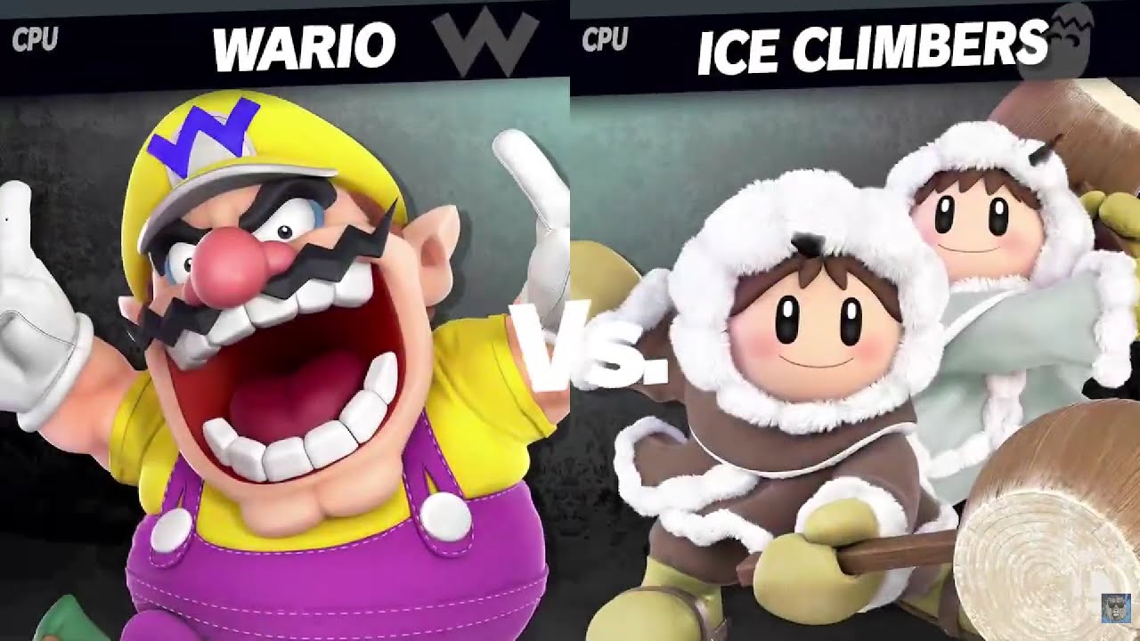 Super Smash Bros. Ultimate - Battle #3290 Wario VS Ice Climbers