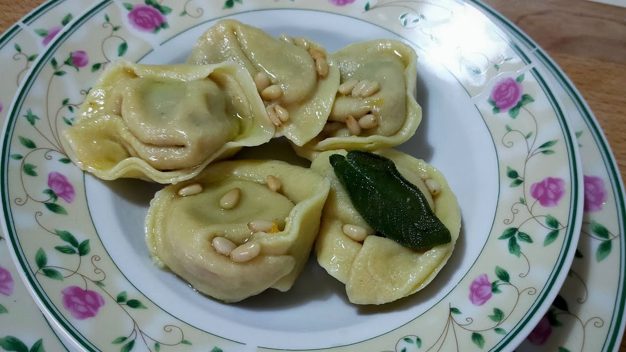 тыквенные равиоли и амаретти без горчицы