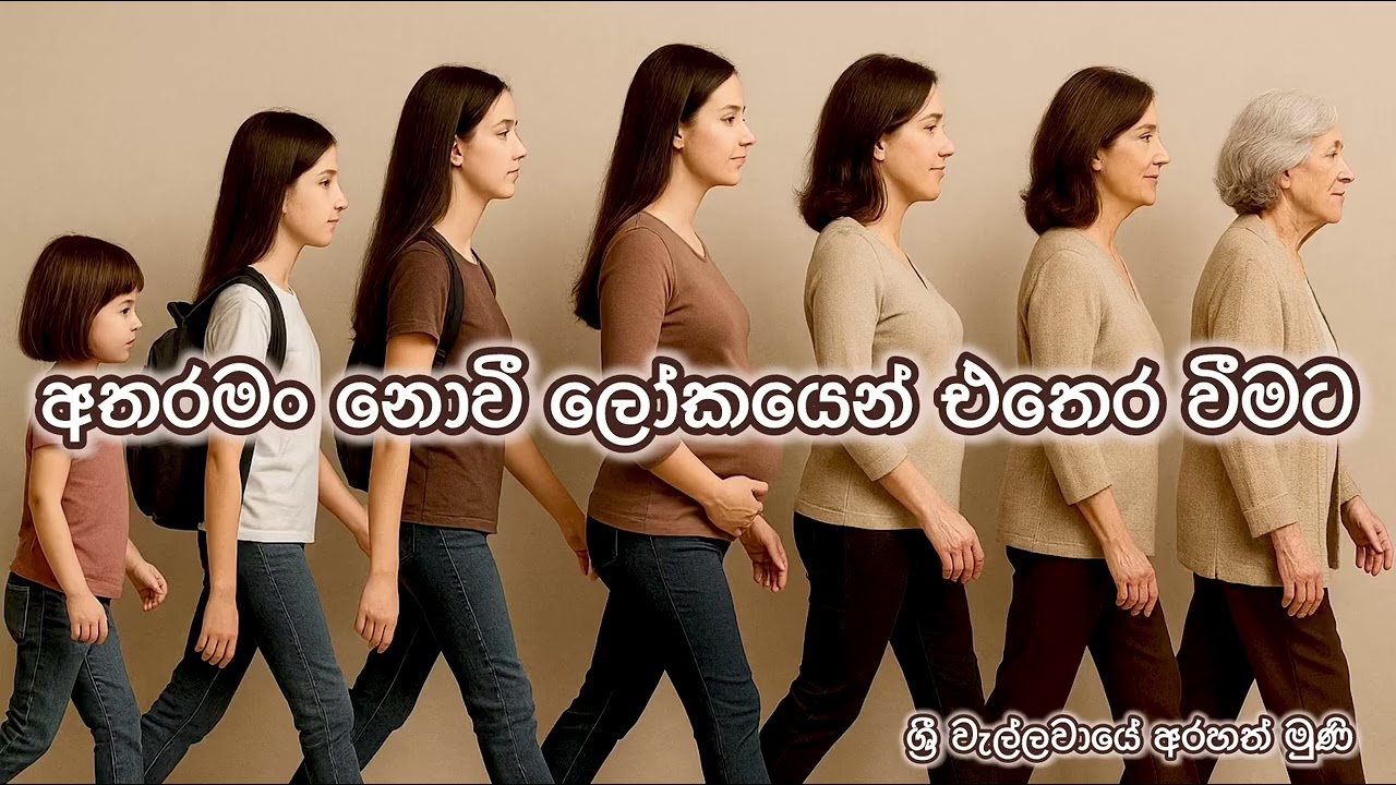 අතරමං නොවී ලෝකයෙන් එතෙර වීමට.