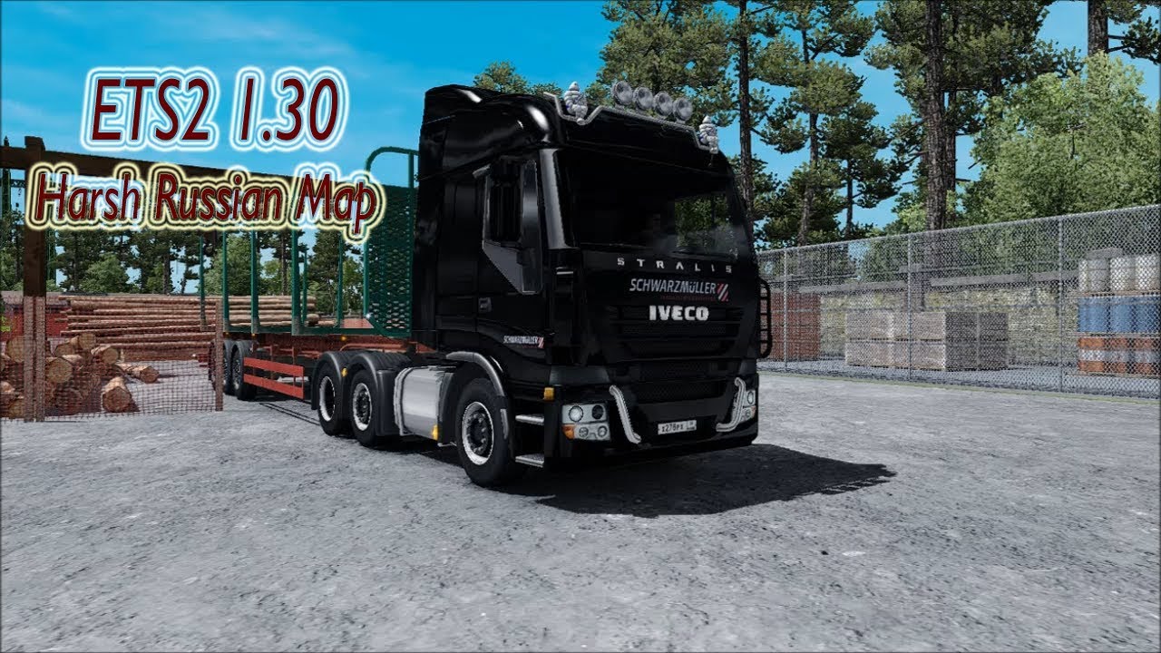 ETS2 1.30 | Harsh Russian Baikal Map | Download & Install