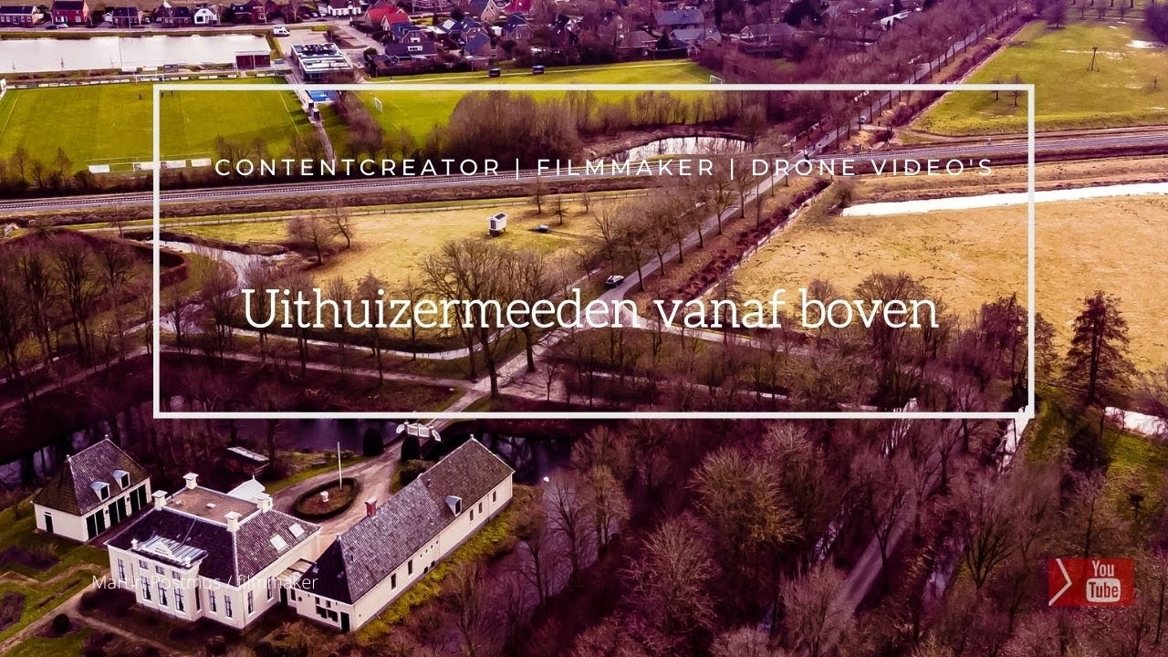 Uithuizermeeden vanaf boven gezien, drone film