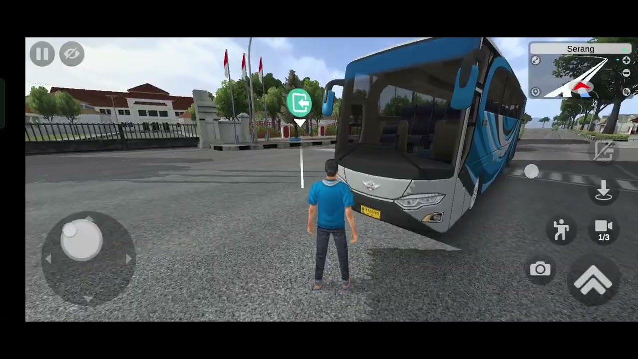 ✨Bus driving in Jakarta ✨#viral #viral video #gaming video #game # interesting 