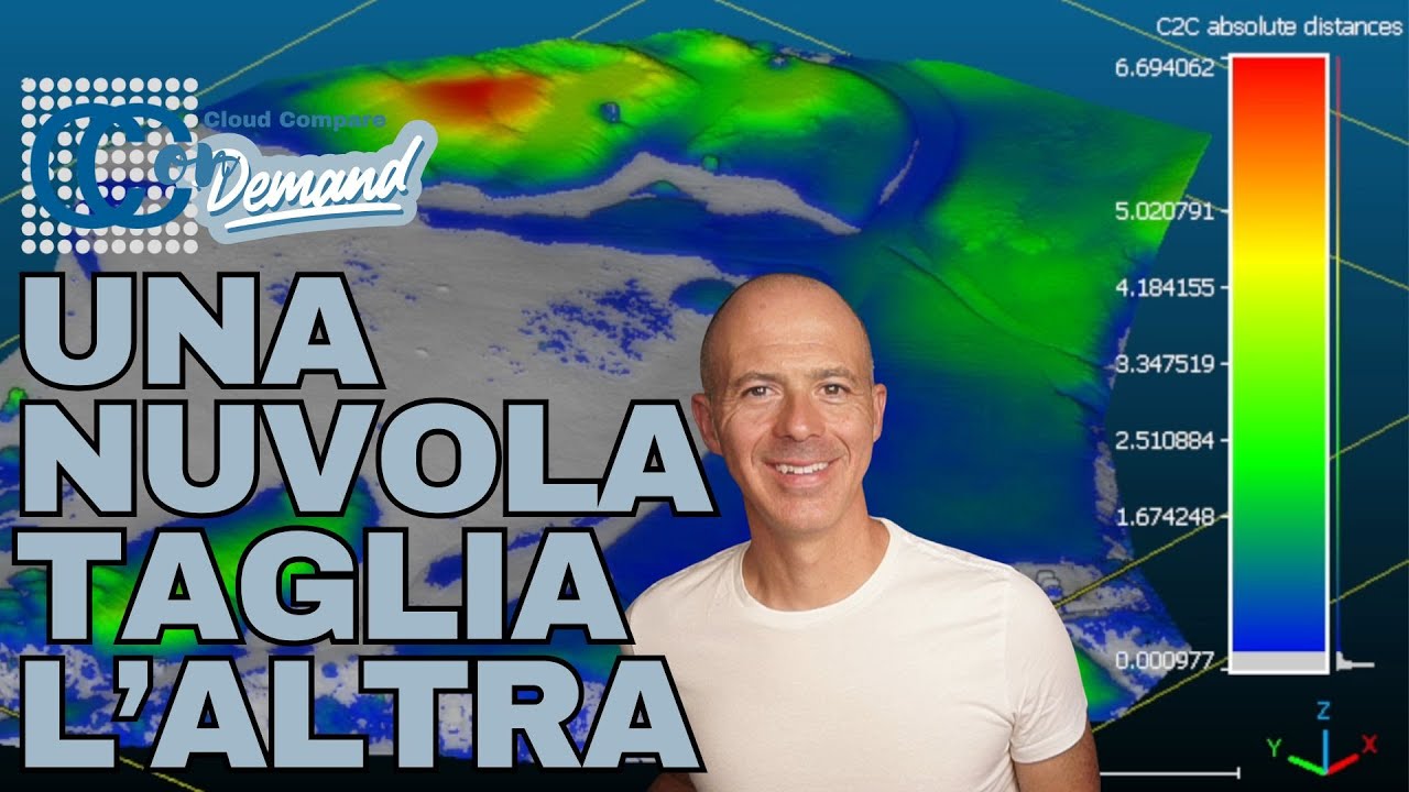 CloudCompare: taglia una nuvola di punti con un'altra nuvola di punti