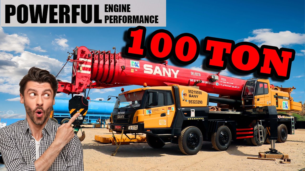 SANY 100 Ton Crane: Working In Oman. Designed For Heavy Loading | Dar Al Khulood United L.L.C