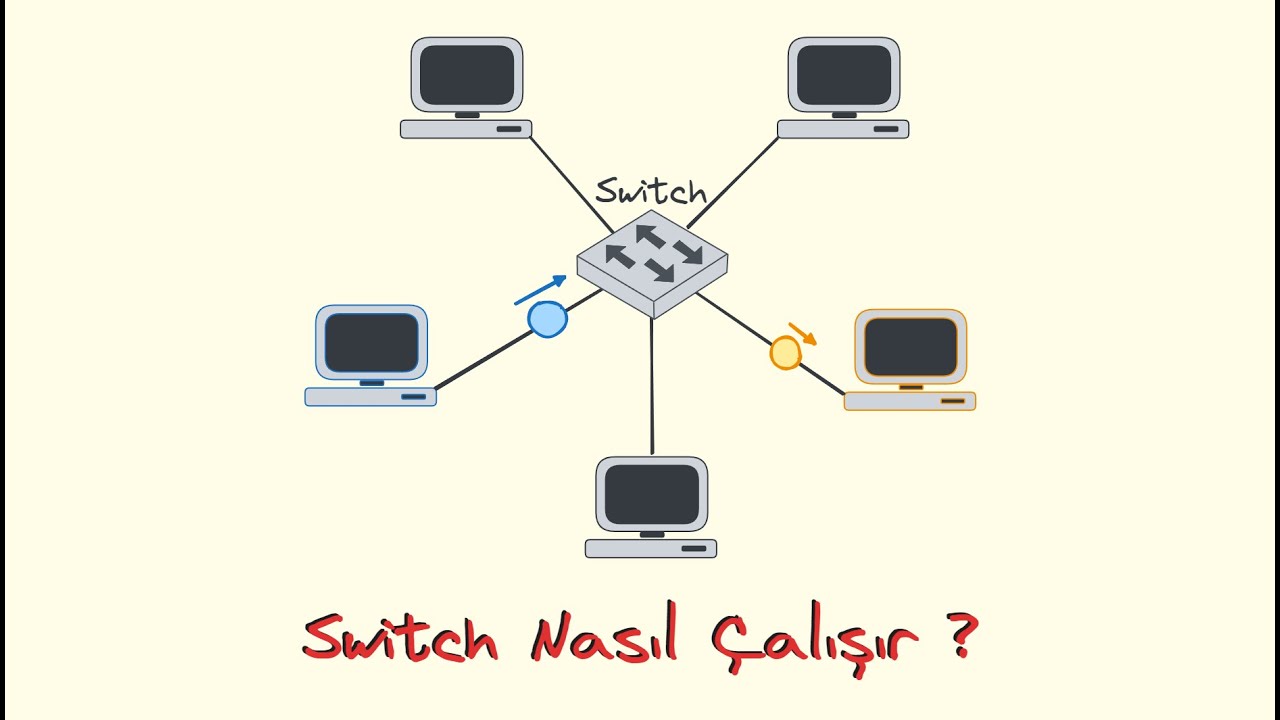 Switch Nasıl Çalışır ? - VLAN | Temel Ağ Eğitimi | 5. Ders | linuxdersleri.net