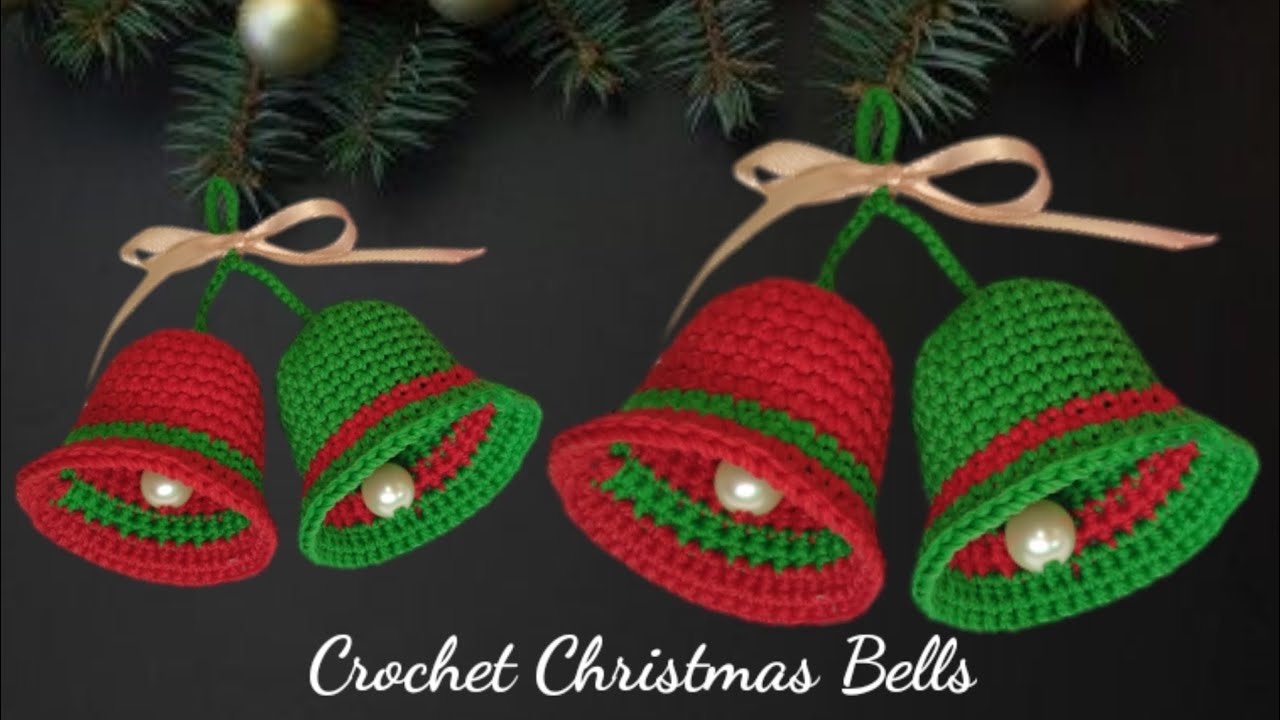 How to Crochet Christmas Bells