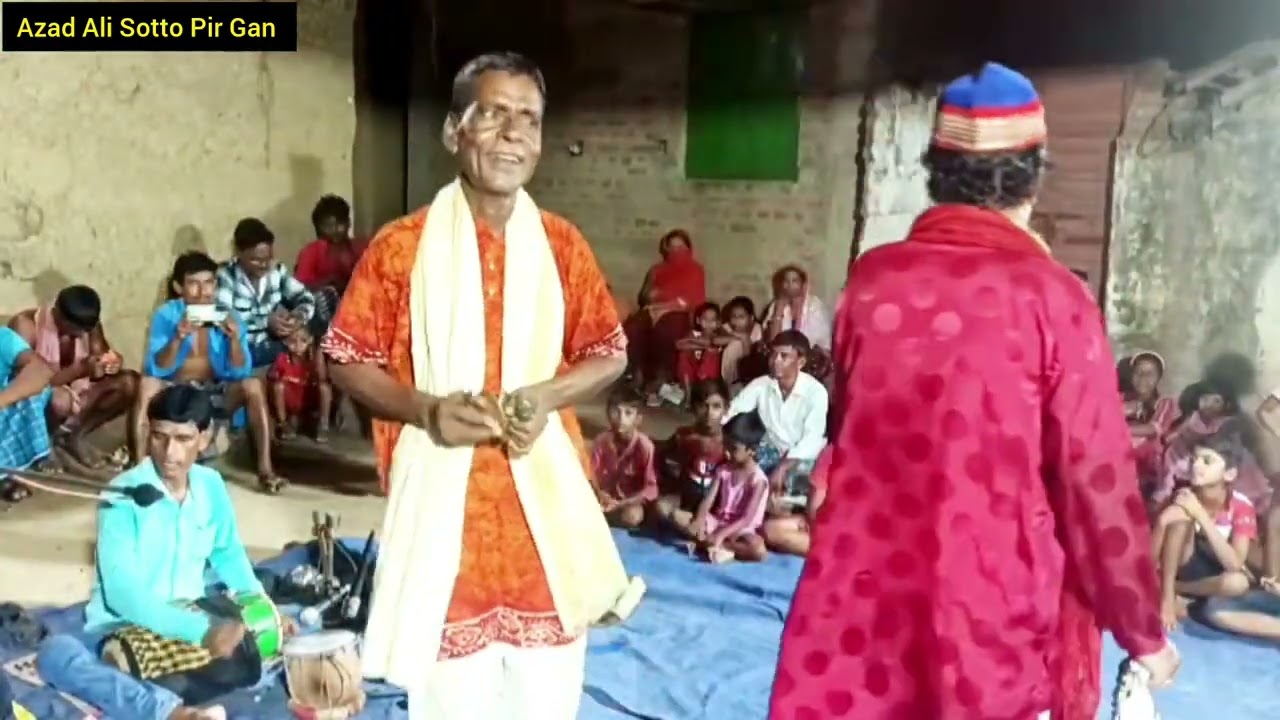 আজাদ আলি সত্য পীর গান।। গরীব গদাই বাদশা ও হজরত আলী লড়াই পালা।। sotto pir gan।। sotto pirer gan।।
