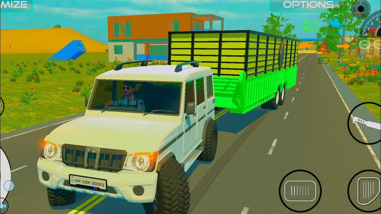 Bolero vs Overloaded Trolley! 🚜 बोलेरो की असली ताकत / Bolero और Trolley का स्टंट! 😱/ #gameplay 