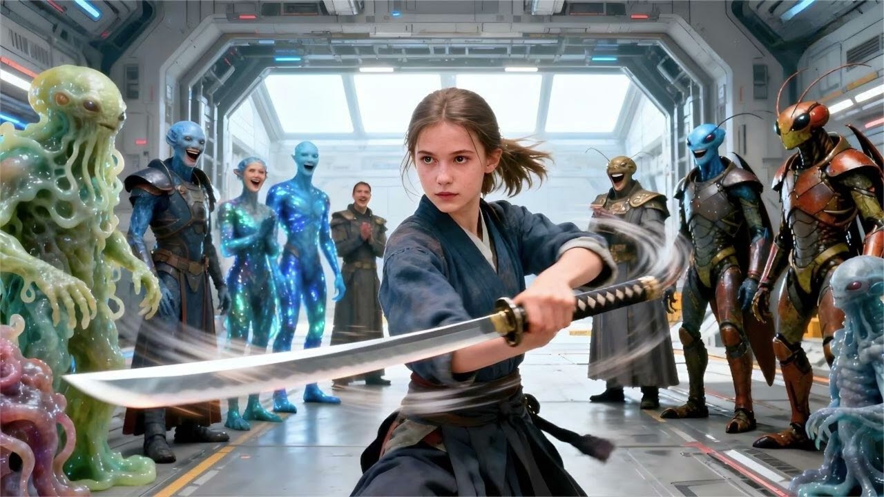 Alienígenas se burlaron de una katana… hasta que una niña humana les dio una lección  HFY