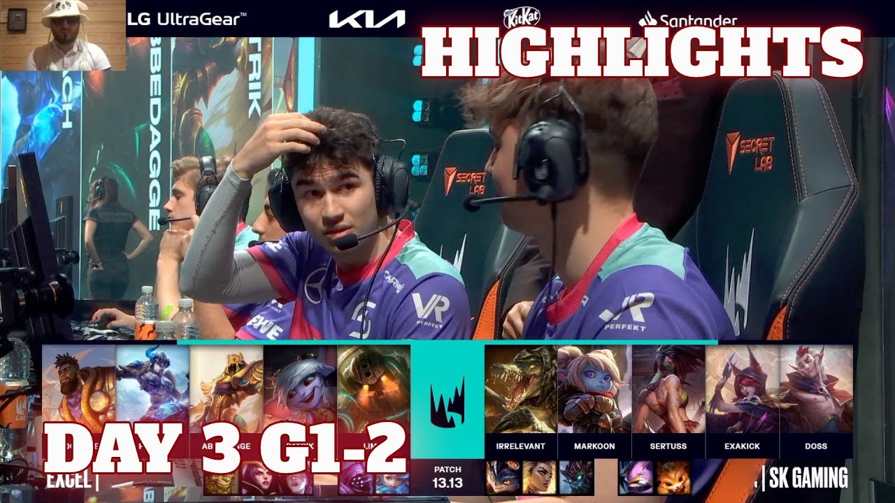 XL vs SK - Game 2 Highlights | Day 3 LEC Summer 2023 Group Stage | Excel vs SK Gaming G2 (Reacts)