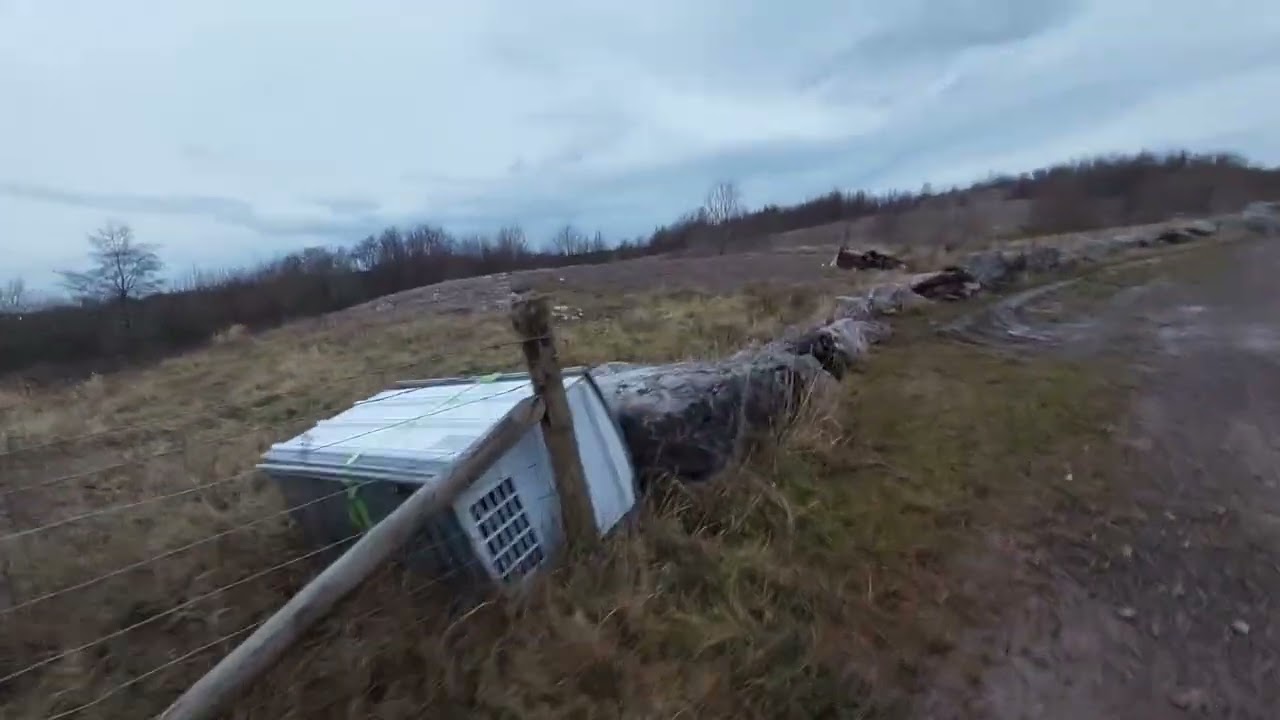 Beautiful Country Path In Cumbria Destroyed 