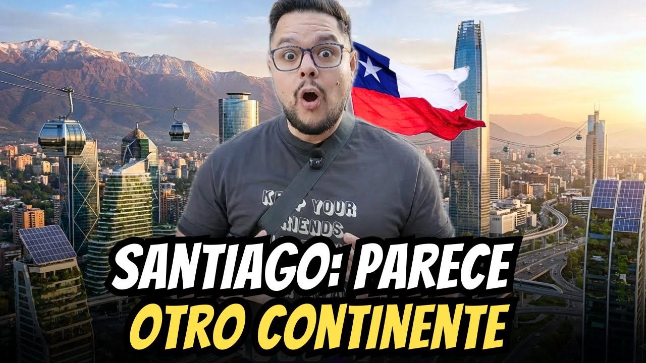 Así Chile creó Santiago… una ciudad que parece del FUTURO 🤯🇨🇱
