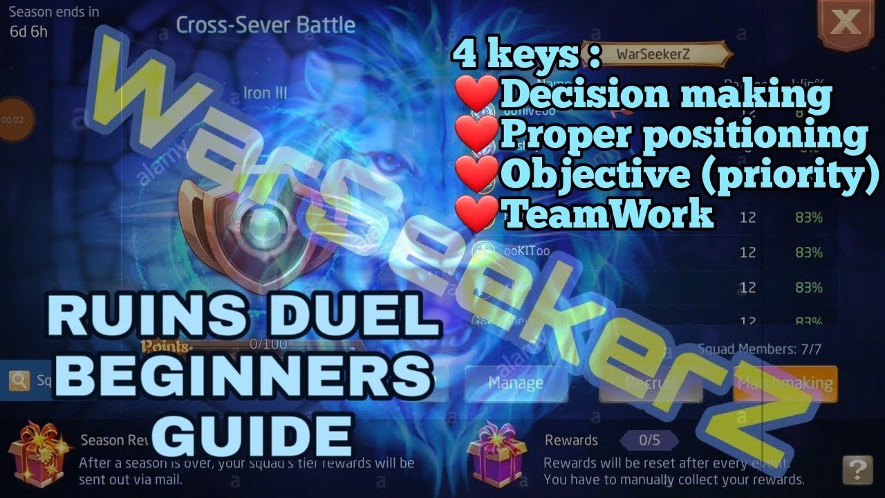 RUINS DUEL GUIDE - Tales of Wind | Laplace M!