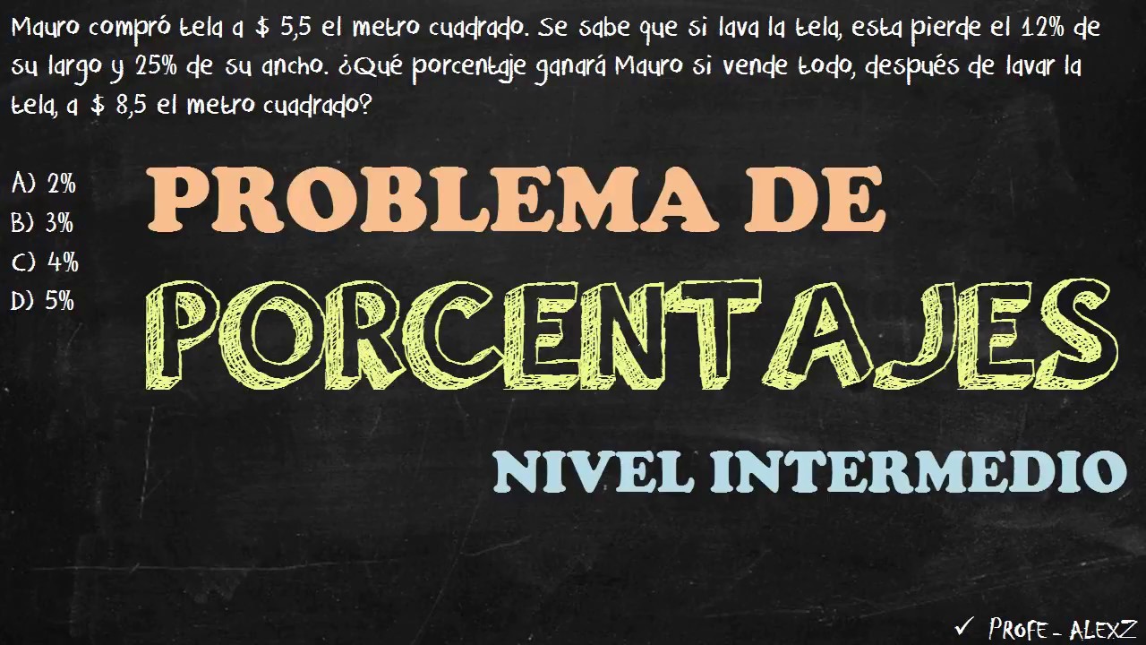 UTEC 08 - Problema de Porcentajes Resuelto