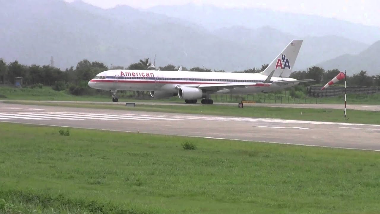 American Airlines 757-200 Despegando De San Pedro Sula HD