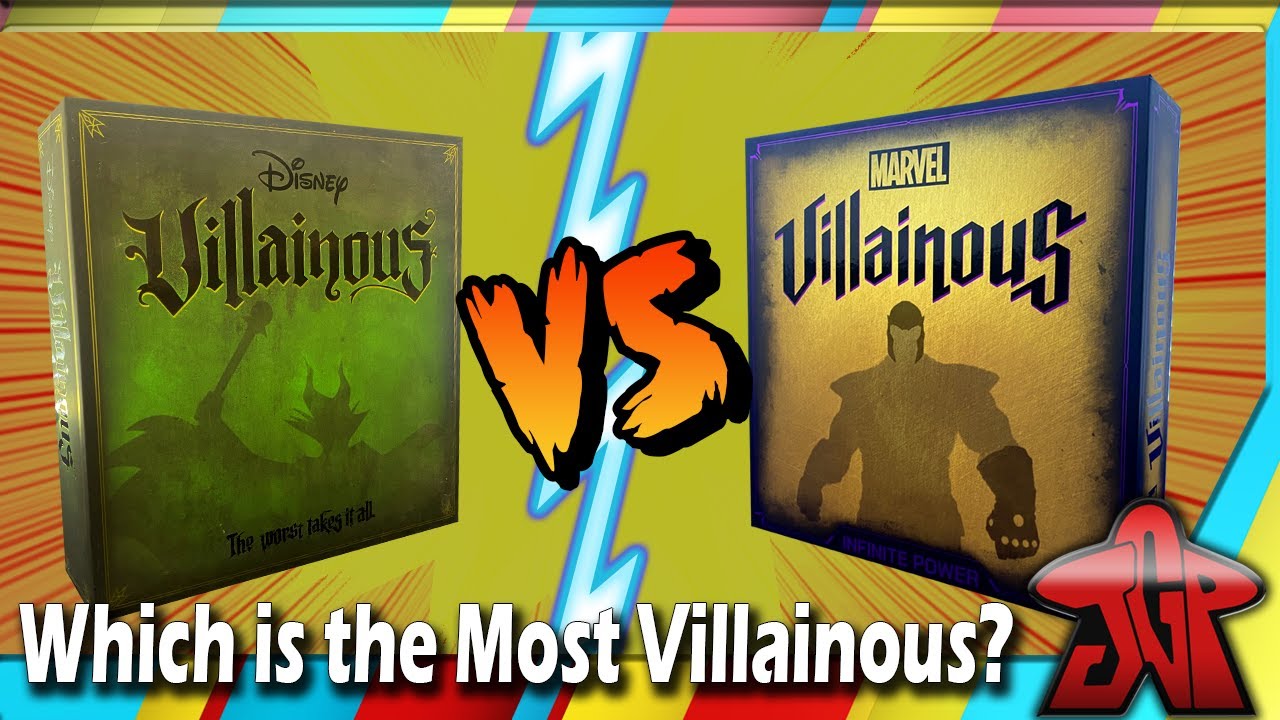 Disney Villainous vs Marvel Villainous