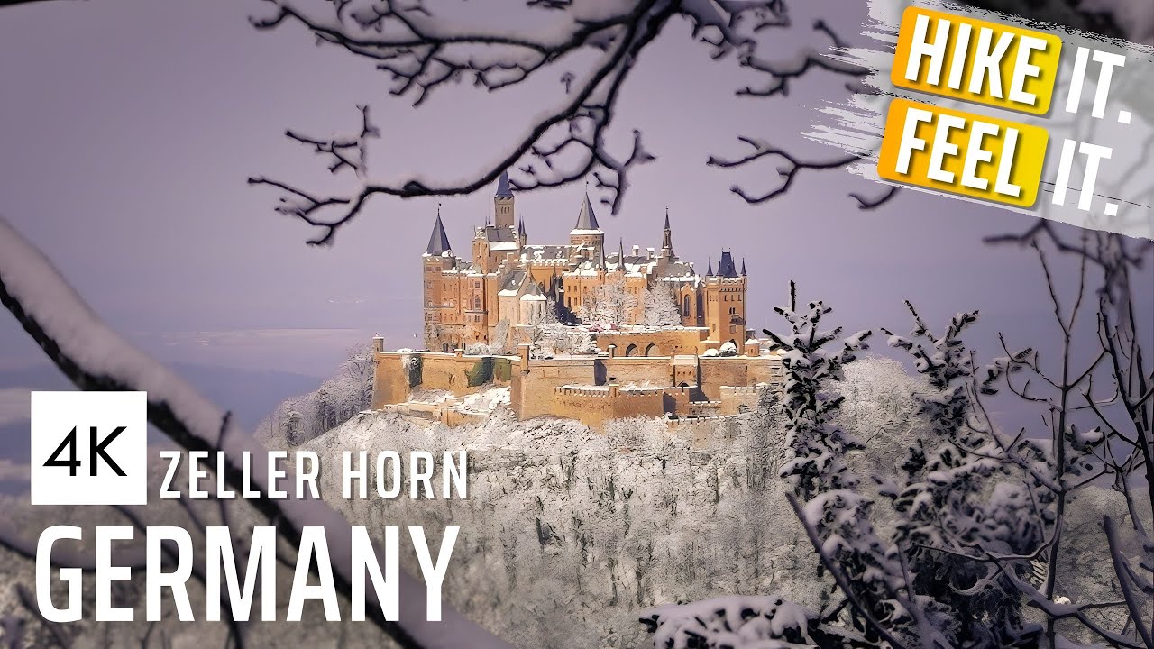 Experience This WINTER FAIRY TAIL | Silent Hiking Germany [Hohenzollern Castle & Zeller Horn]