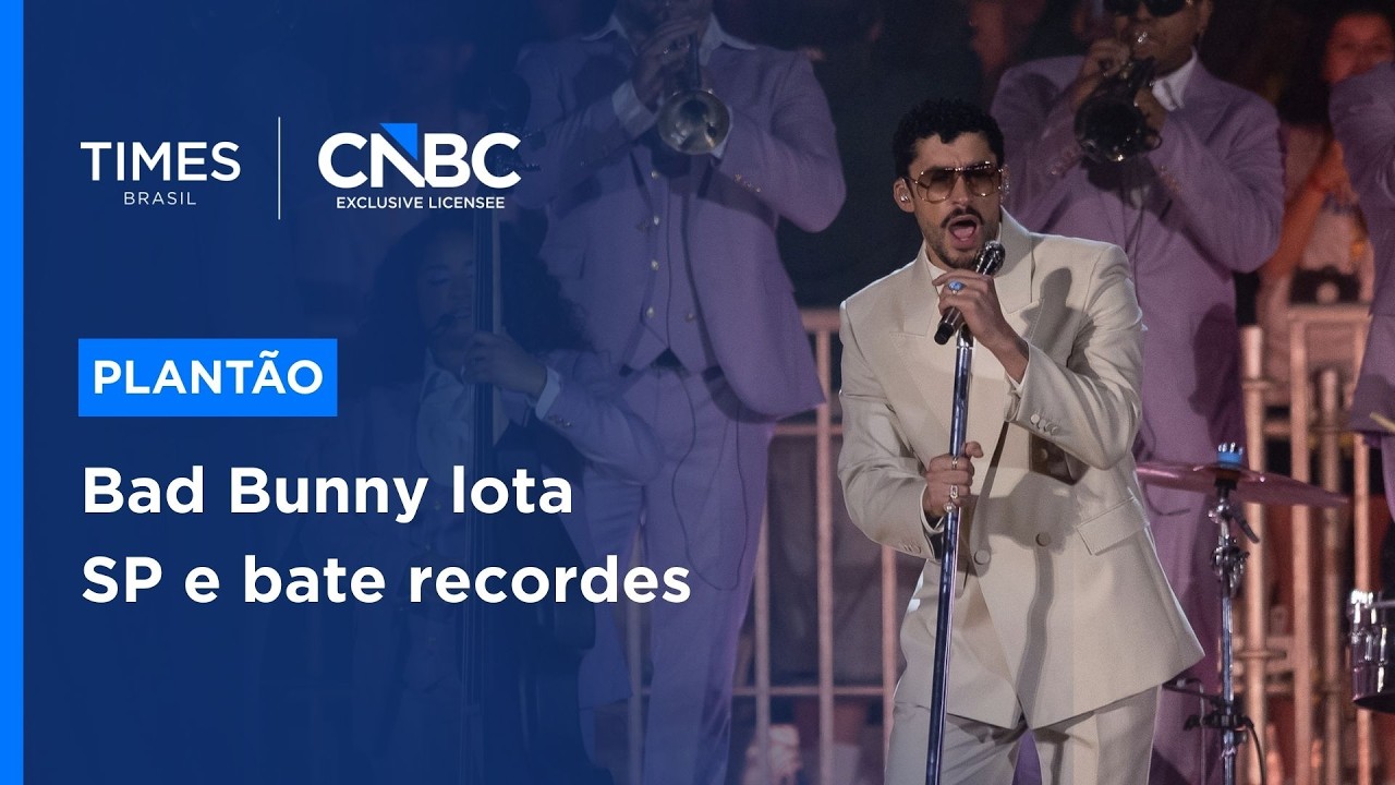 Bad Bunny encerra turnê no Brasil com recordes de bilheteria e impacto milionário