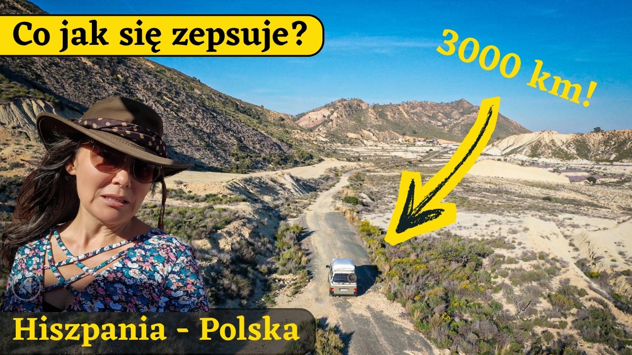 Samotna podróż z Hiszpanii do Polski kamperem VW T4