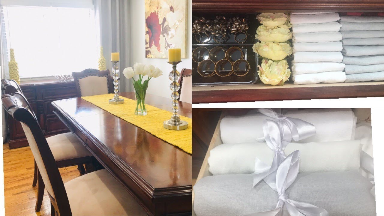 IDEAS PARA DECORAR CENTRO DE COMEDOR | IDEAS PARA ORGANIZAR ACCESORIOS DEL COMEDOR