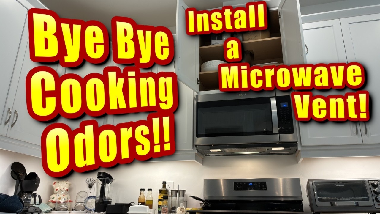 Install a Microwave Vent up through the Roof