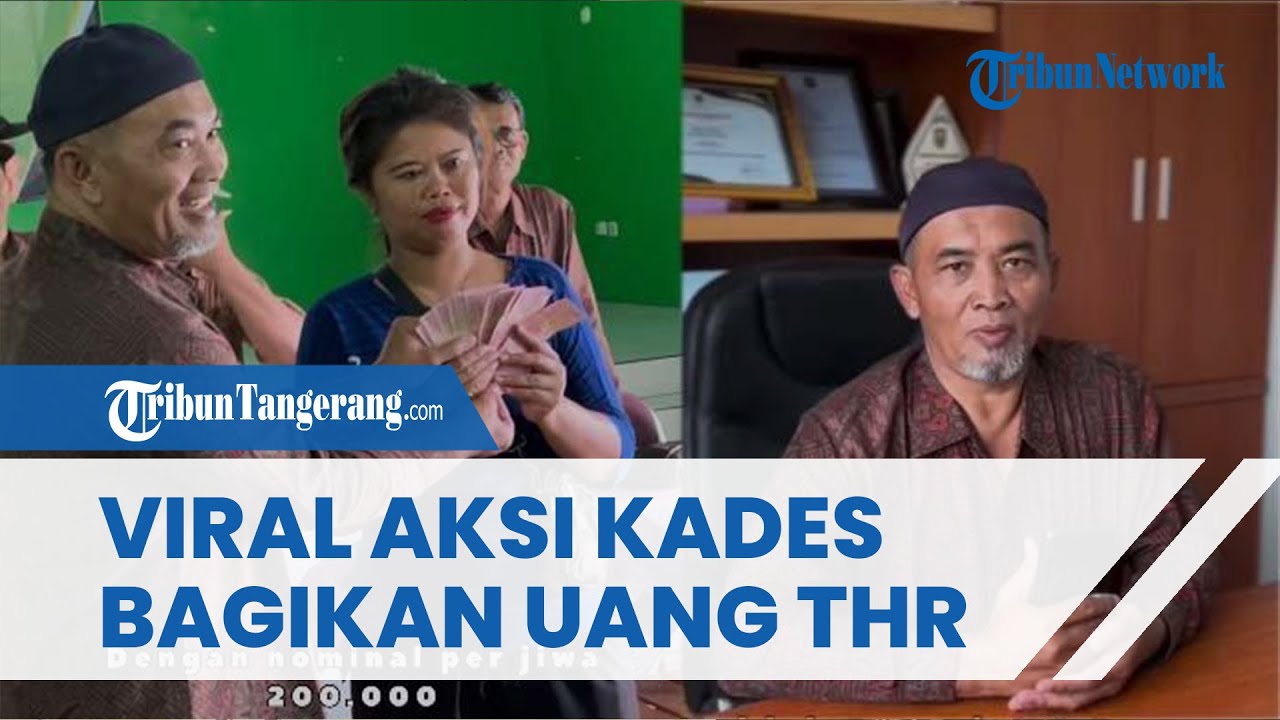 VIRAL Aksi Kades di Klaten Bagikan Uang THR ke Seluruh Warganya, Bahkan Ada yang Dapat Rp 1,6 Juta