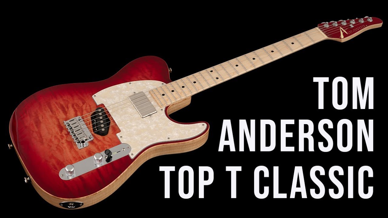 Tom Anderson Top T Classic Natural Red Burst