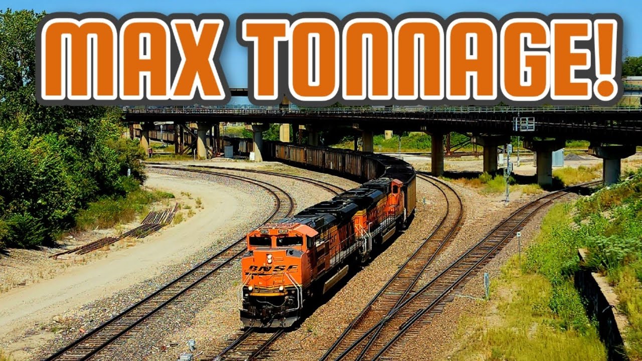 EXTREME COAL TONNAGE THRU KC! Train action with Wyomings finest, loud dpus, K5LLA, C44ACMs & more!
