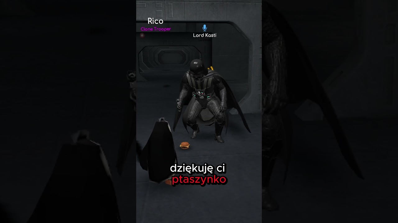 Ricko wyzygał burgera dla Lorda Kastiego  #shorts  #starwars #garrysmod #lordkasti #memes #peluge327